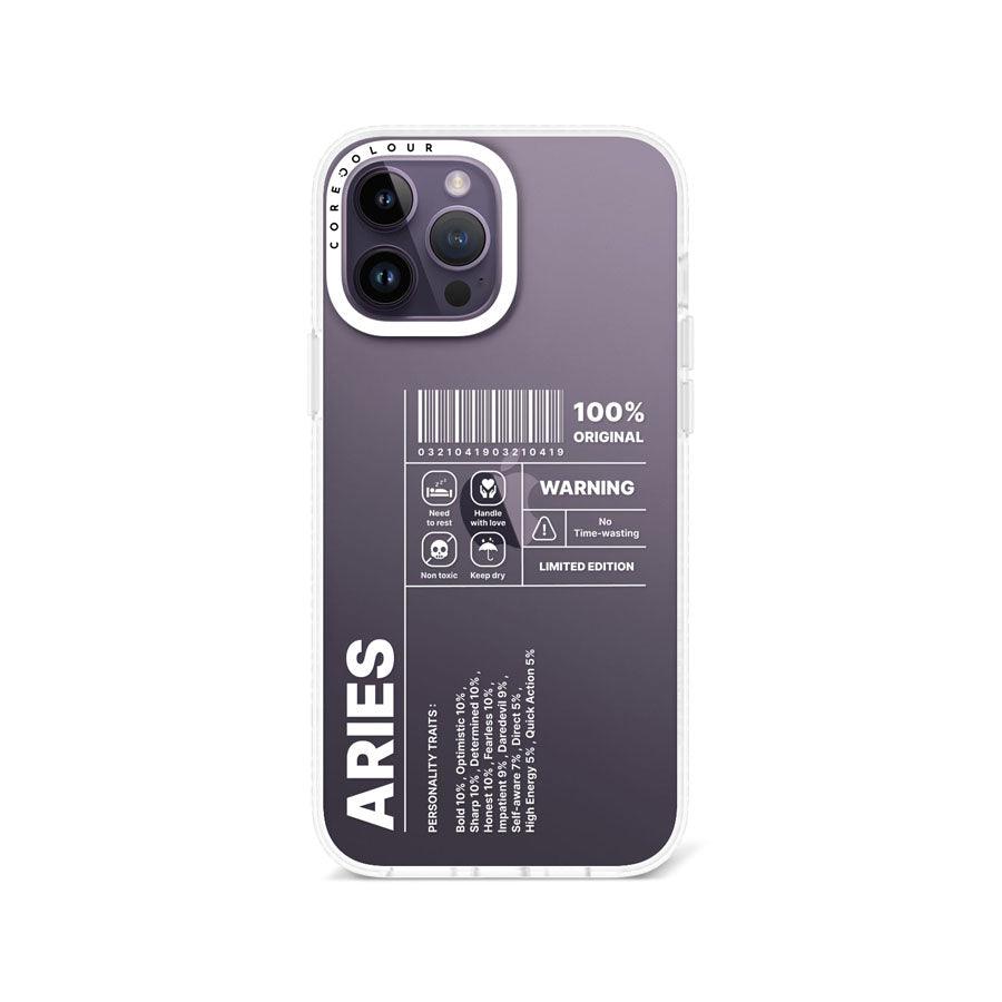 iPhone 13 Pro Max Warning Aries Phone Case - CORECOLOUR AU