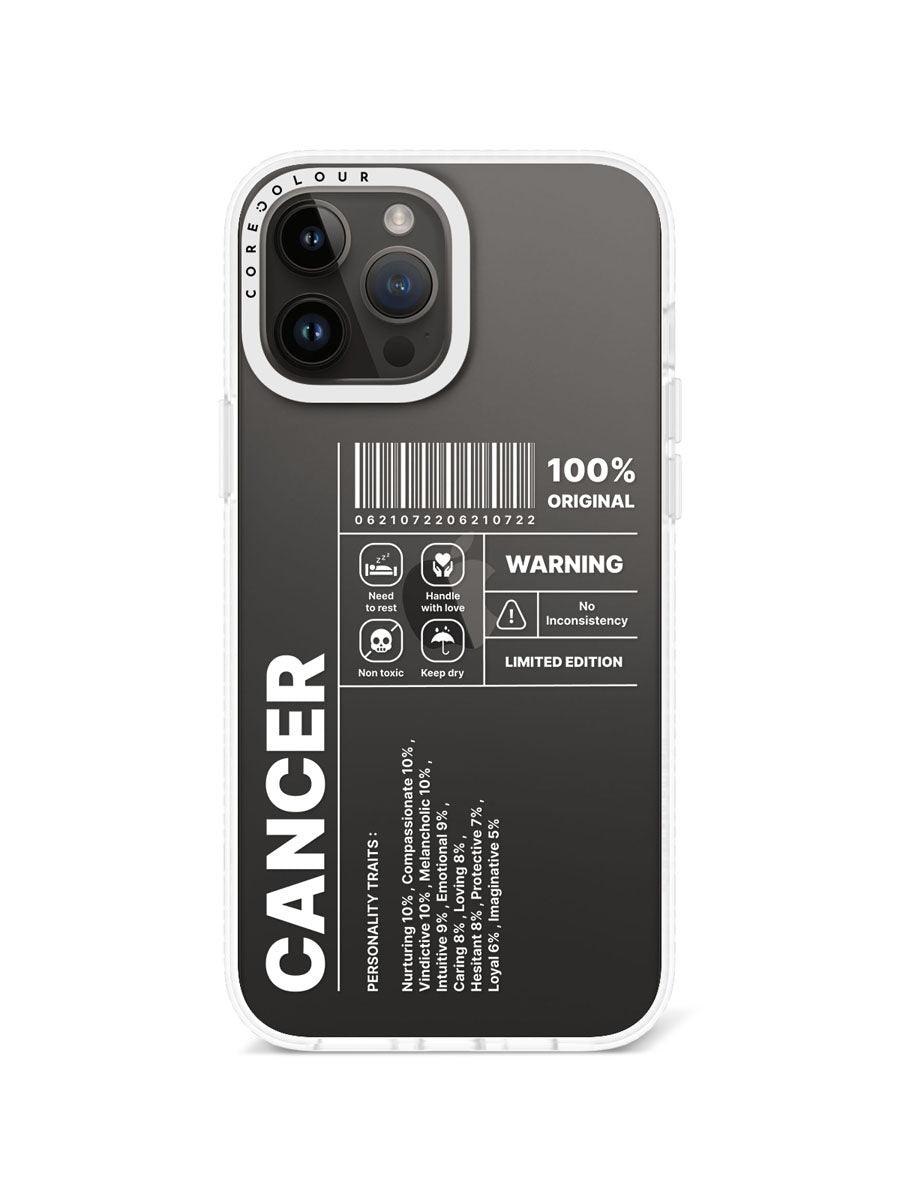 iPhone 13 Pro Max Warning Cancer Phone Case - CORECOLOUR AU