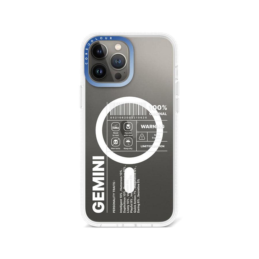 iPhone 13 Pro Max Warning Gemini Phone Case MagSafe Compatible - CORECOLOUR AU