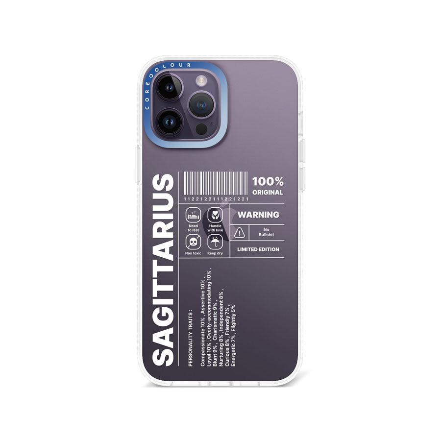 iPhone 13 Pro Max Warning Sagittarius Phone Case - CORECOLOUR AU