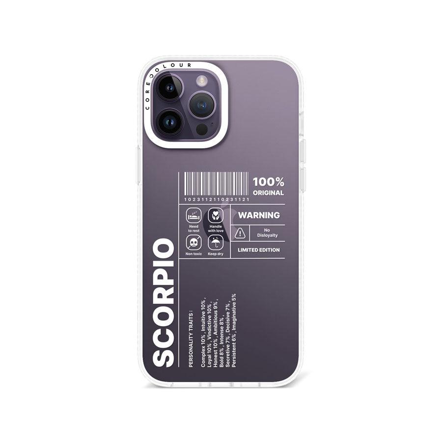 iPhone 13 Pro Max Warning Scorpio Phone Case - CORECOLOUR AU