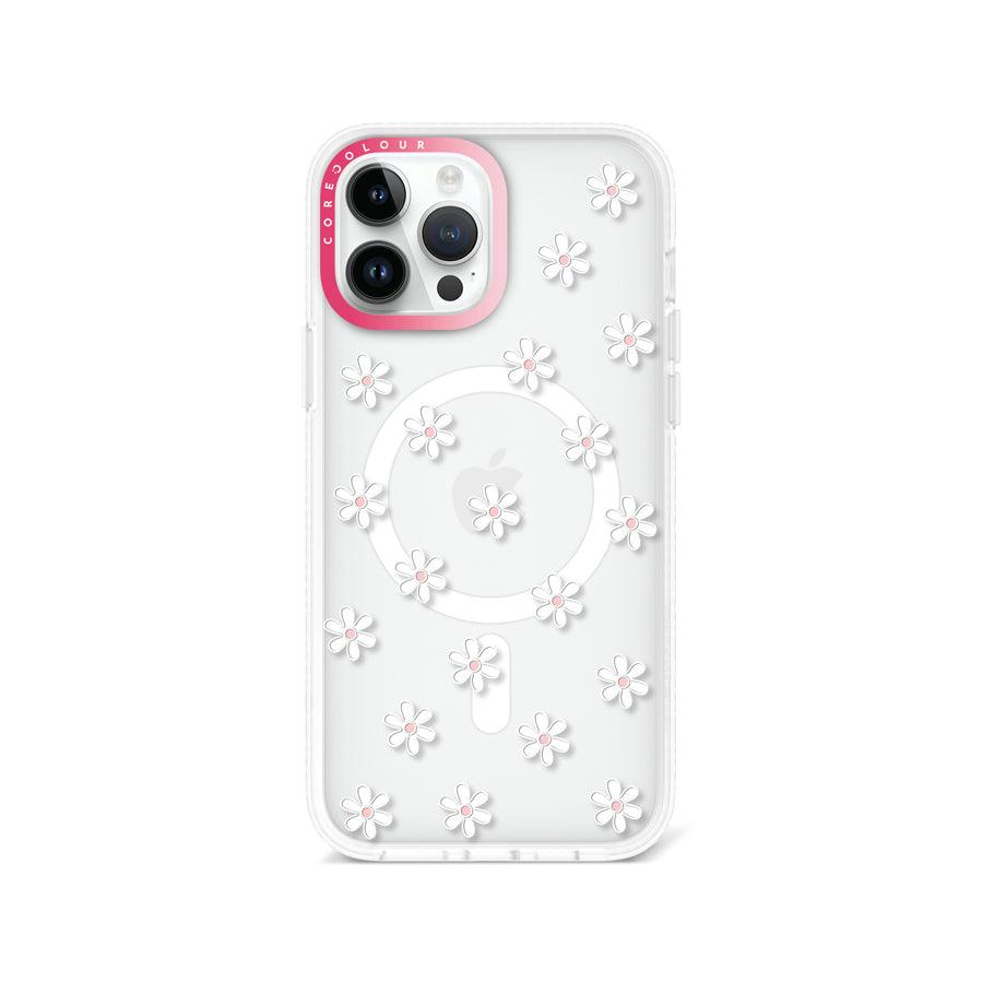 iPhone 13 Pro Max White Flower Mini Phone Case MagSafe Compatible - CORECOLOUR AU