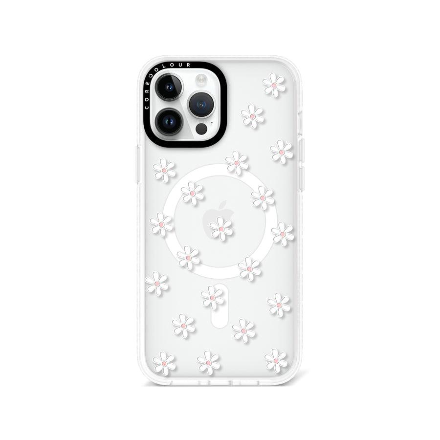 iPhone 13 Pro Max White Flower Mini Phone Case MagSafe Compatible - CORECOLOUR AU