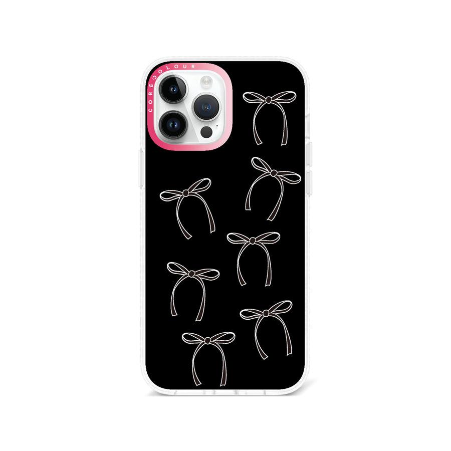 iPhone 13 Pro Max White Ribbon Minimal Line Phone Case - CORECOLOUR AU