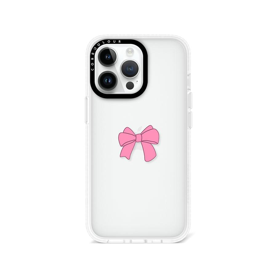 iPhone 13 Pro Pink Ribbon Bow Phone Case - CORECOLOUR AU