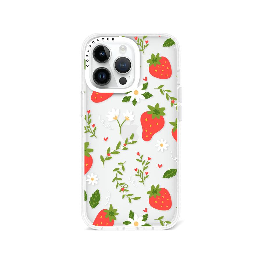 iPhone 13 Pro Strawberry Flower Phone Case - CORECOLOUR AU