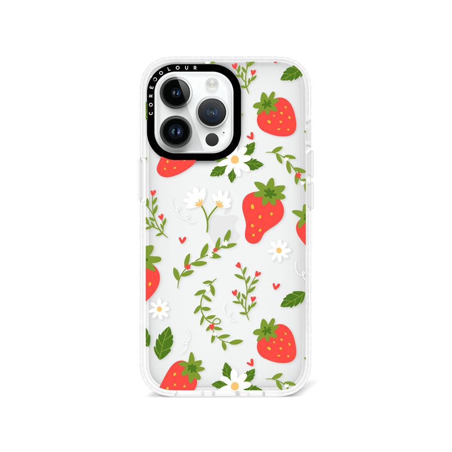 iPhone 13 Pro Strawberry Flower Phone Case - CORECOLOUR AU