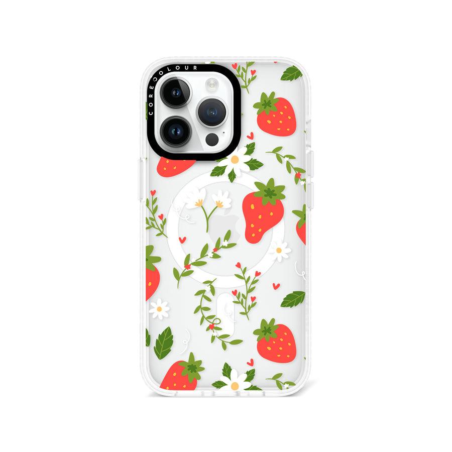 iPhone 13 Pro Strawberry Flower Phone Case MagSafe Compatible - CORECOLOUR AU