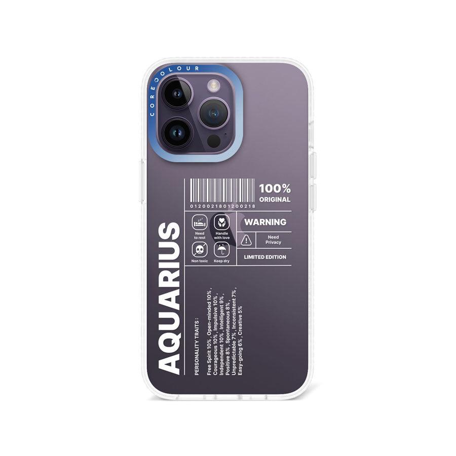 iPhone 13 Pro Warning Aquarius Phone Case - CORECOLOUR AU