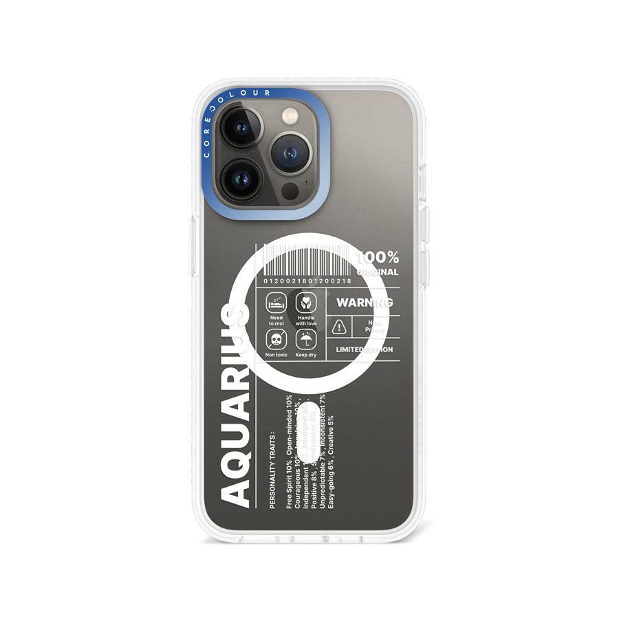iPhone 13 Pro Warning Aquarius Phone Case MagSafe Compatible - CORECOLOUR AU