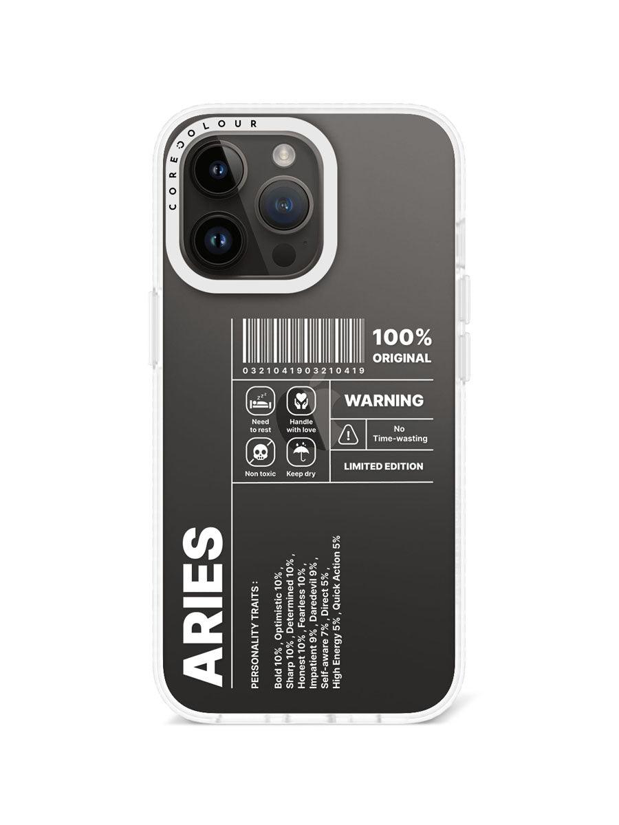 iPhone 13 Pro Warning Aries Phone Case - CORECOLOUR AU