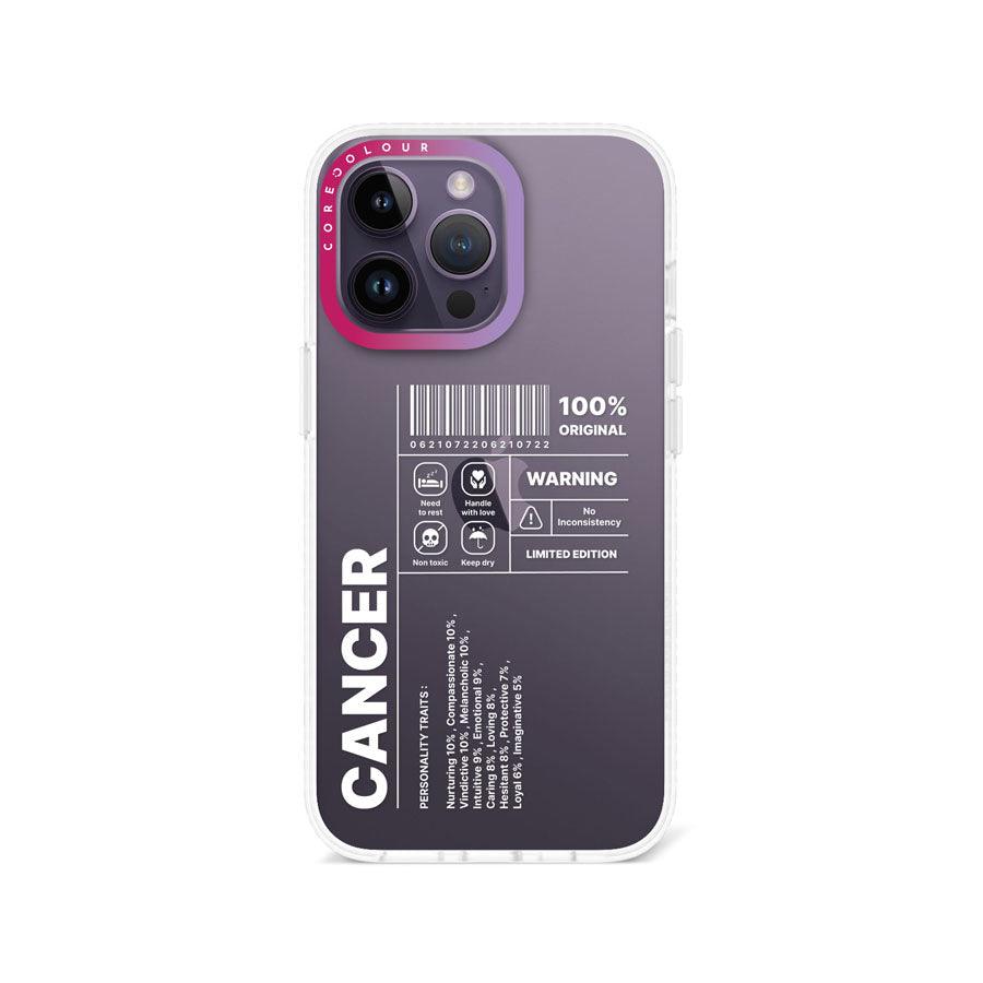 iPhone 13 Pro Warning Cancer Phone Case - CORECOLOUR AU