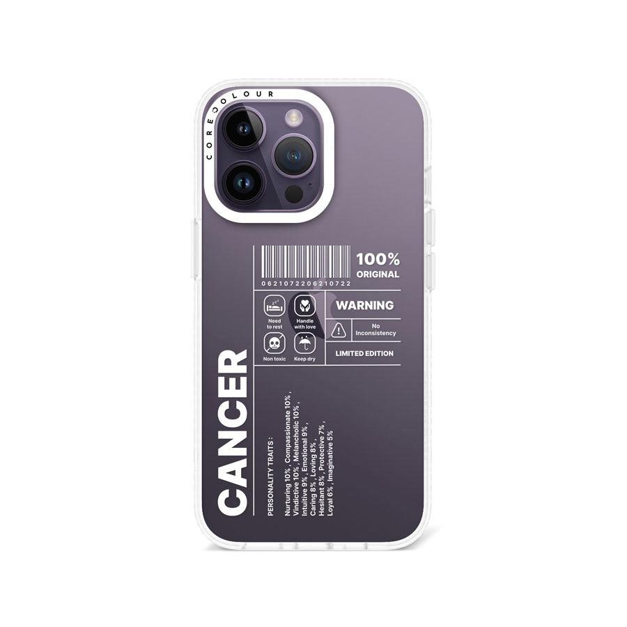 iPhone 13 Pro Warning Cancer Phone Case - CORECOLOUR AU