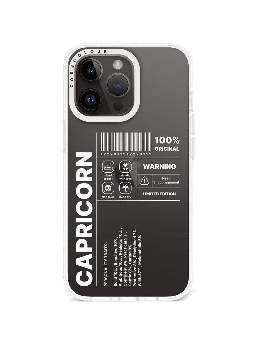 iPhone 13 Pro Warning Capricorn Phone Case - CORECOLOUR AU