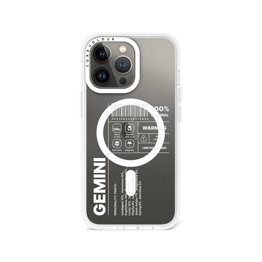 iPhone 13 Pro Warning Gemini Phone Case MagSafe Compatible - CORECOLOUR AU