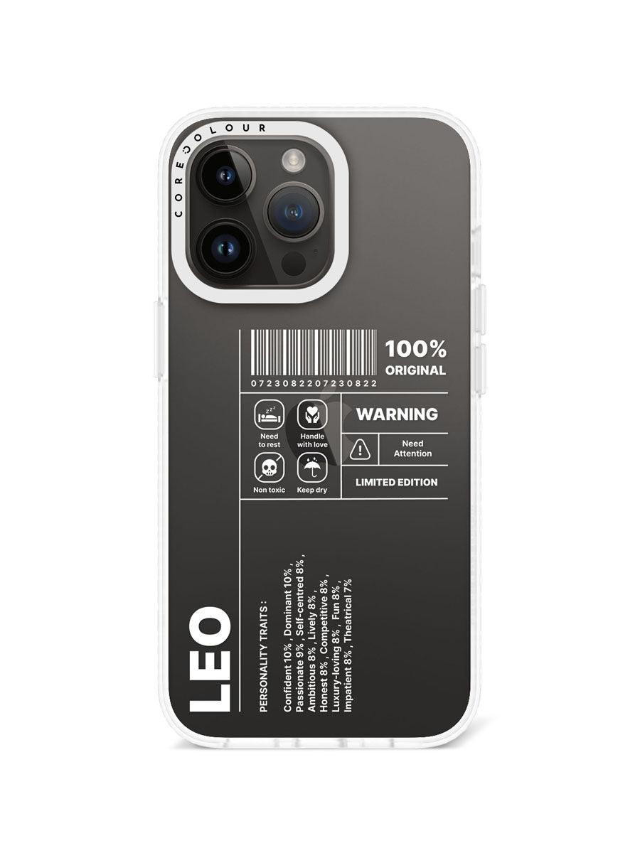 iPhone 13 Pro Warning Leo Phone Case - CORECOLOUR AU