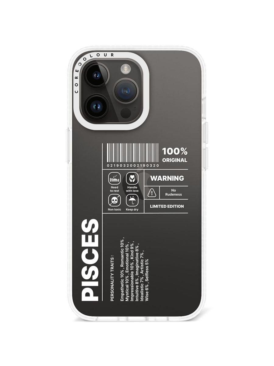 iPhone 13 Pro Warning Pisces Phone Case - CORECOLOUR AU