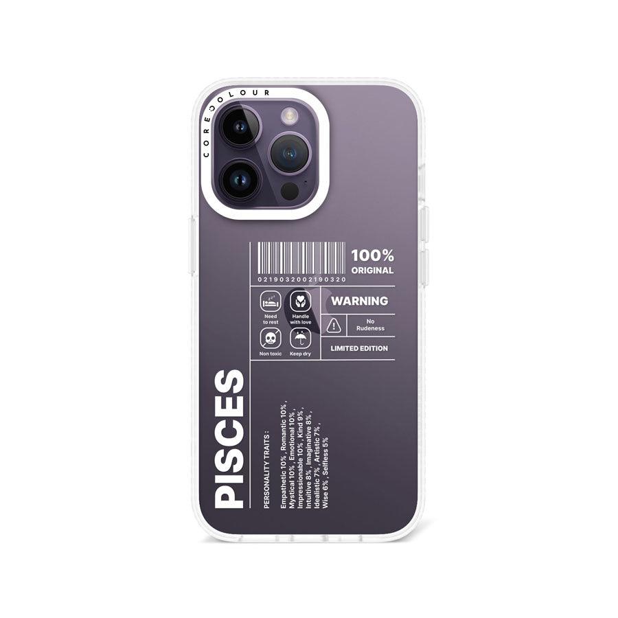 iPhone 13 Pro Warning Pisces Phone Case - CORECOLOUR AU