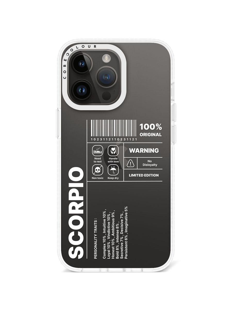 iPhone 13 Pro Warning Scorpio Phone Case - CORECOLOUR AU