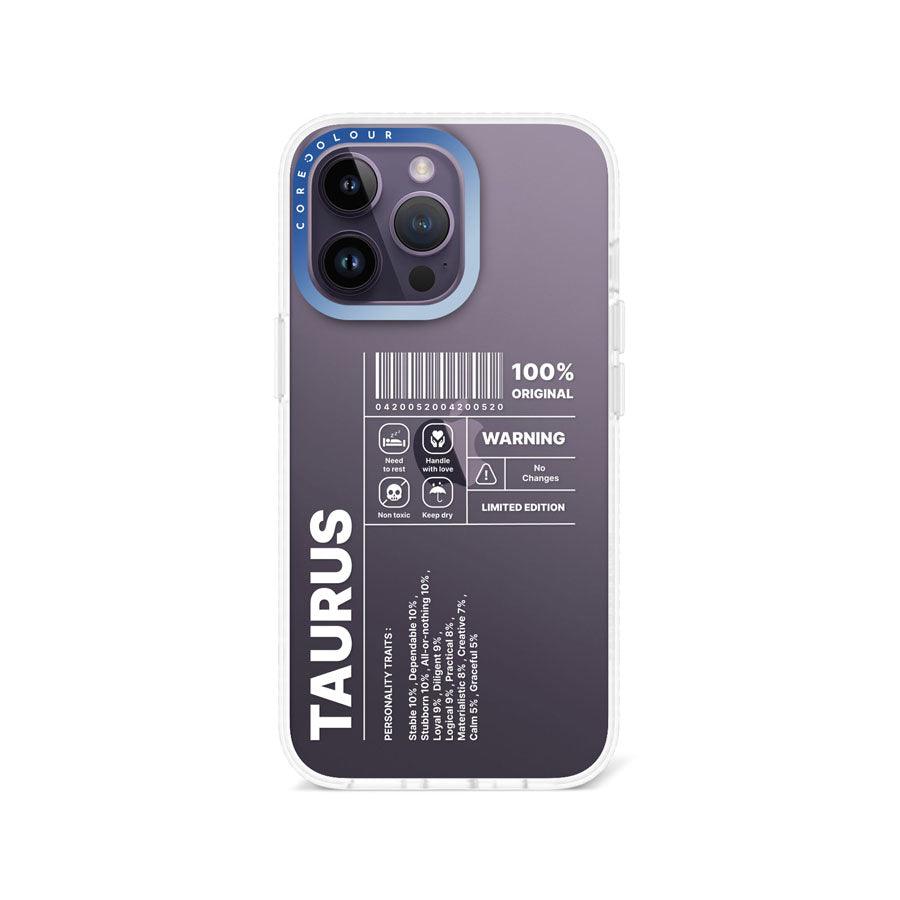 iPhone 13 Pro Warning Taurus Phone Case - CORECOLOUR AU