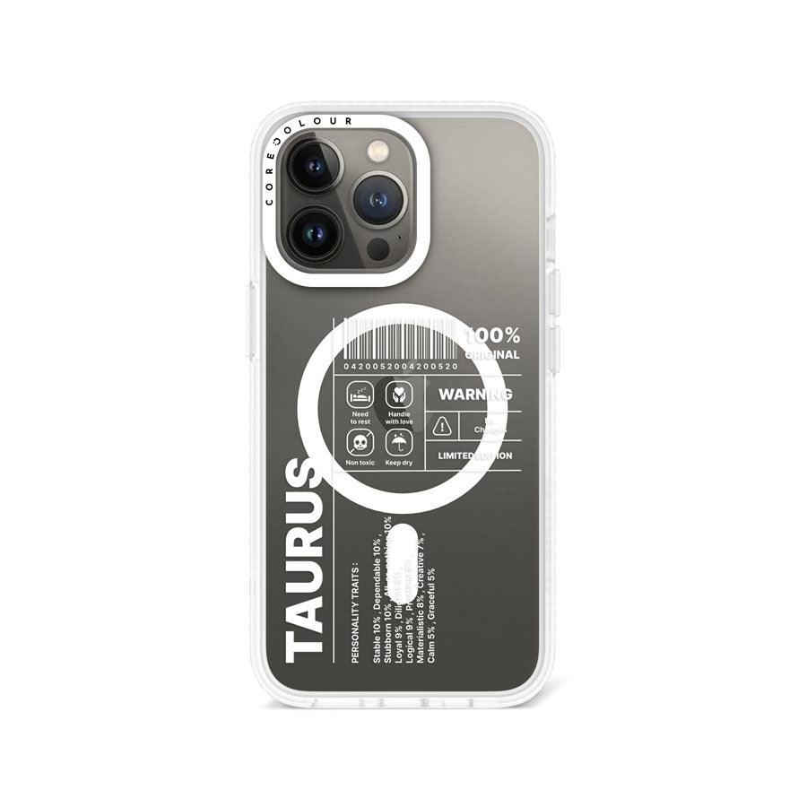 iPhone 13 Pro Warning Taurus Phone Case MagSafe Compatible - CORECOLOUR AU