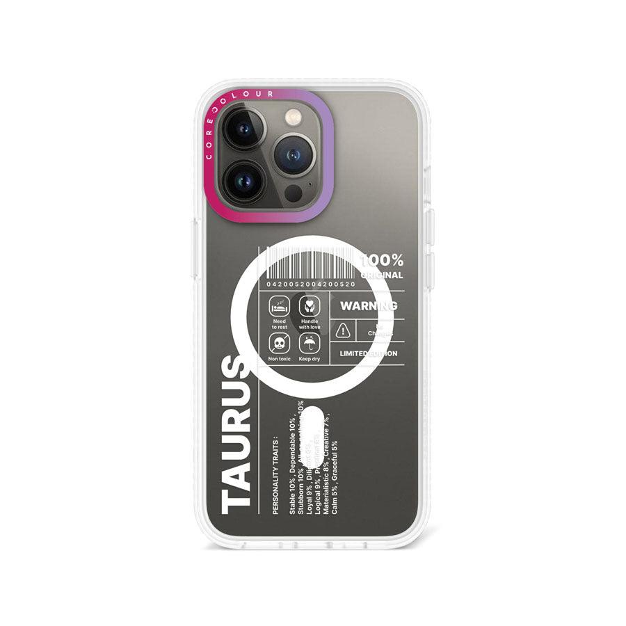 iPhone 13 Pro Warning Taurus Phone Case MagSafe Compatible - CORECOLOUR AU