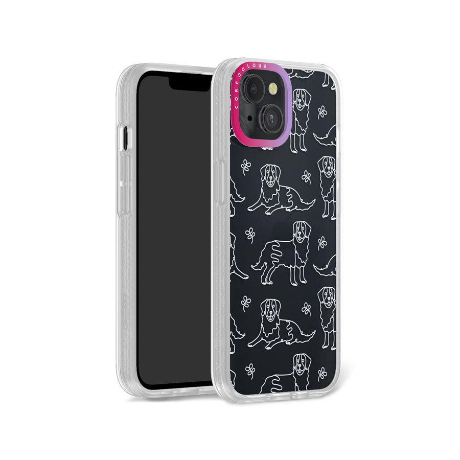 iPhone 13 Pug Minimal Line Phone Case - CORECOLOUR AU