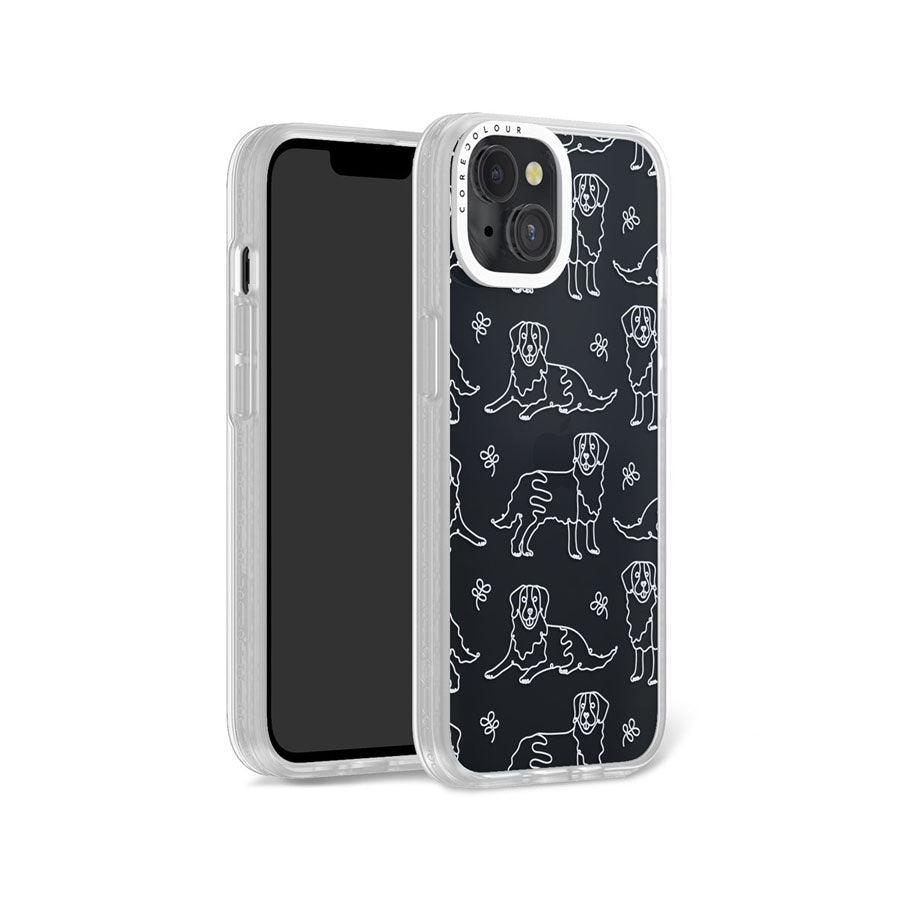 iPhone 13 Pug Minimal Line Phone Case - CORECOLOUR AU