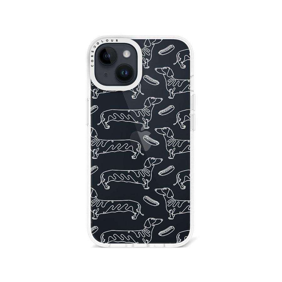 iPhone 13 Sausage Dog Minimal Line Phone Case - CORECOLOUR AU