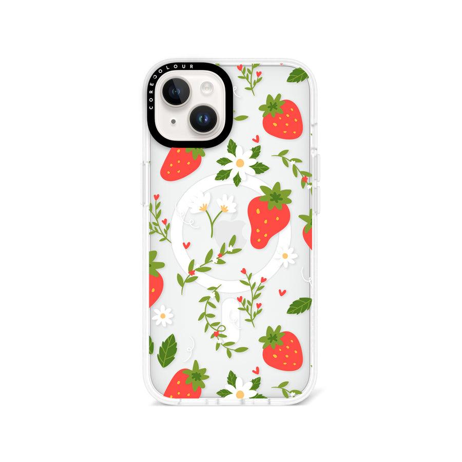 iPhone 13 Strawberry Flower Phone Case MagSafe Compatible - CORECOLOUR AU