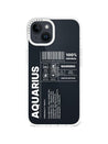 iPhone 13 Warning Aquarius Phone Case - CORECOLOUR AU