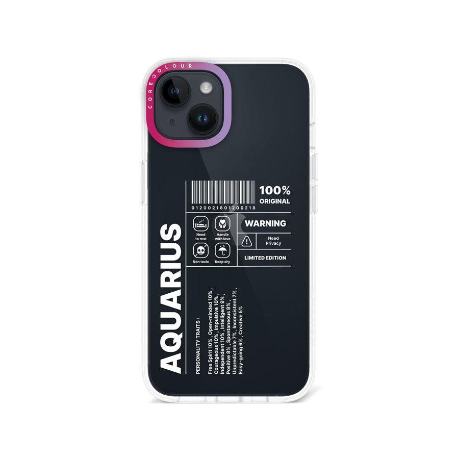 iPhone 13 Warning Aquarius Phone Case - CORECOLOUR AU