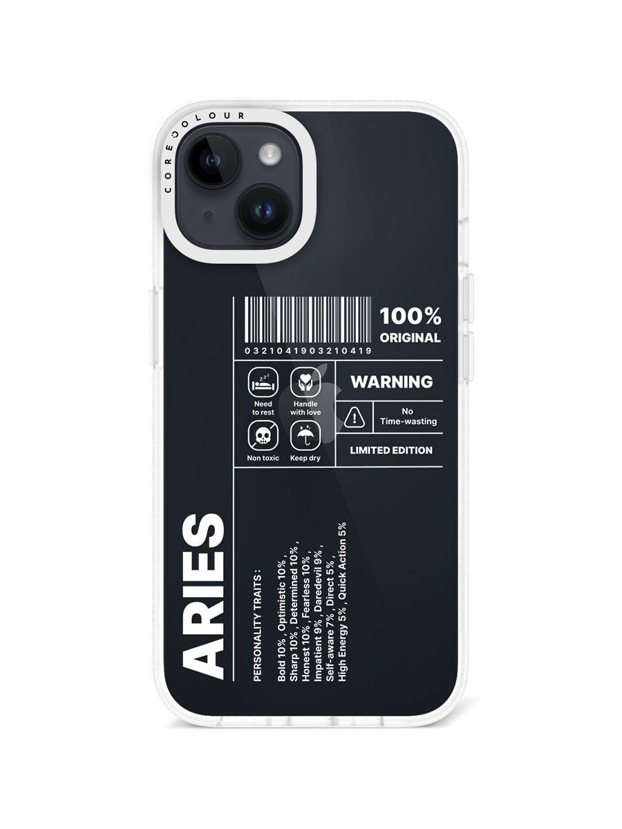 iPhone 13 Warning Aries Phone Case - CORECOLOUR AU