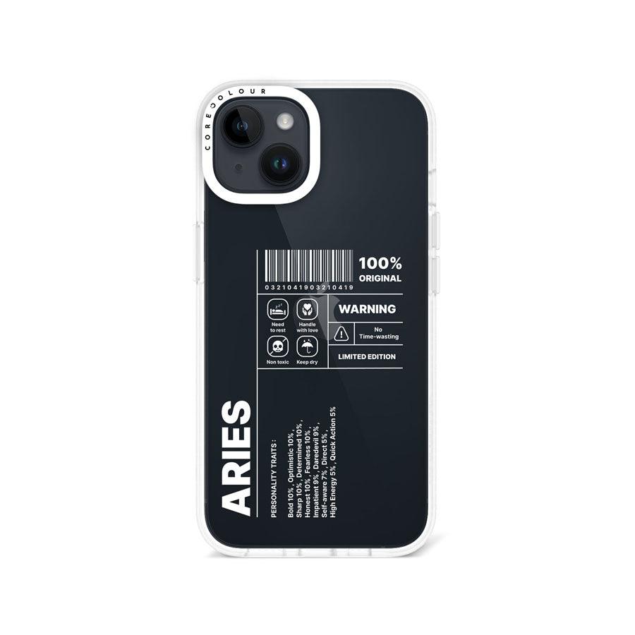 iPhone 13 Warning Aries Phone Case - CORECOLOUR AU
