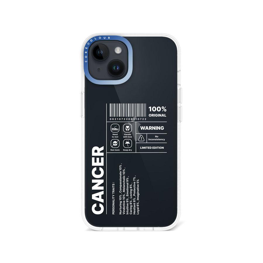 iPhone 13 Warning Cancer Phone Case - CORECOLOUR AU
