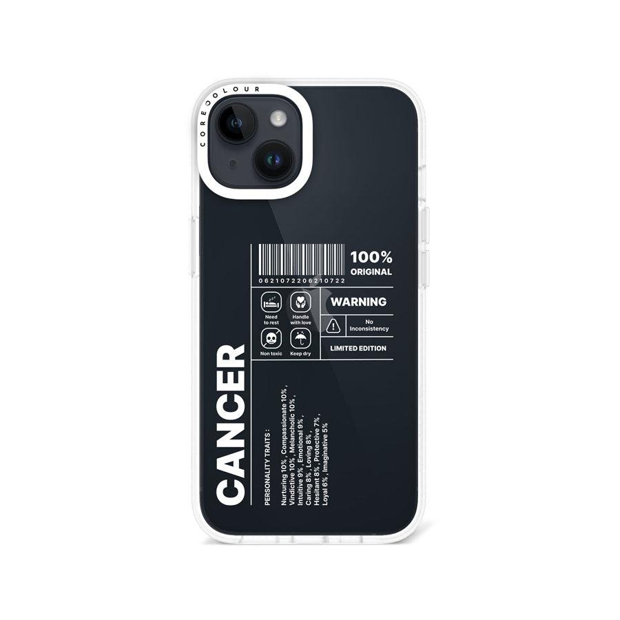 iPhone 13 Warning Cancer Phone Case - CORECOLOUR AU