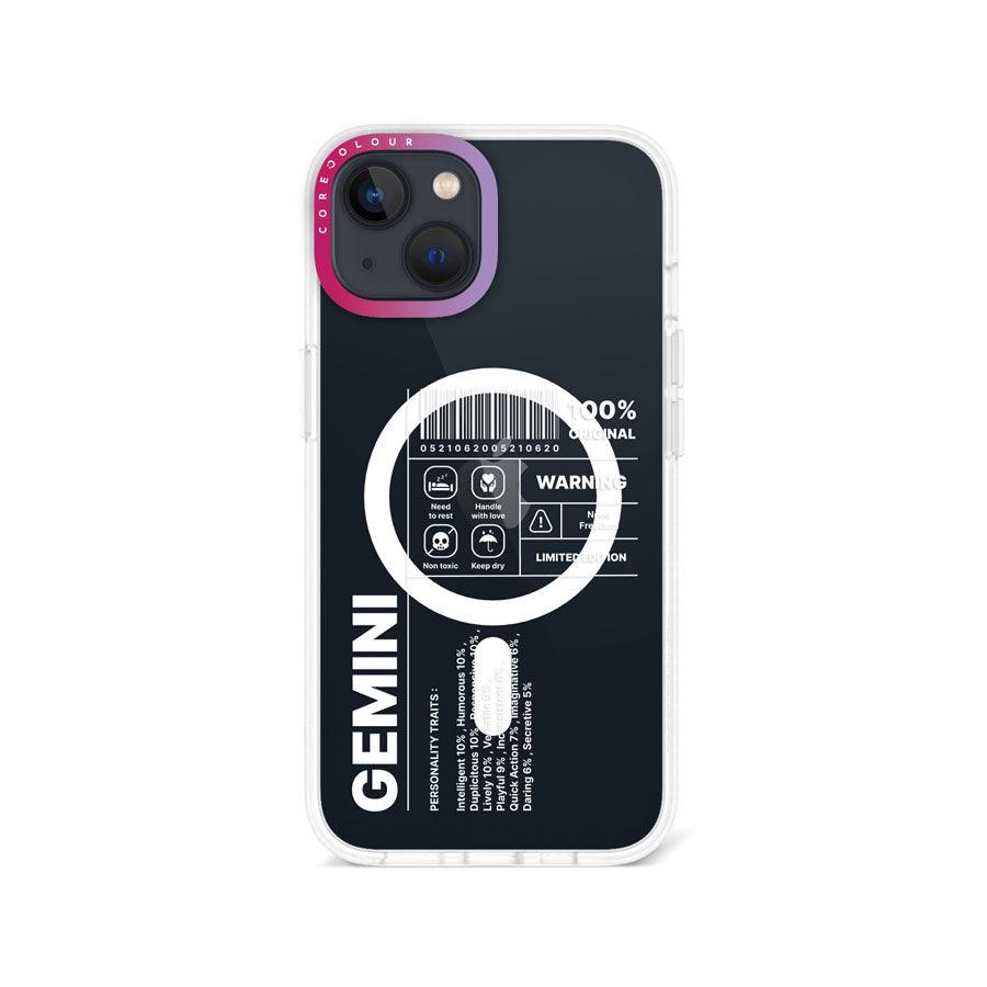 iPhone 13 Warning Gemini Phone Case MagSafe Compatible - CORECOLOUR AU