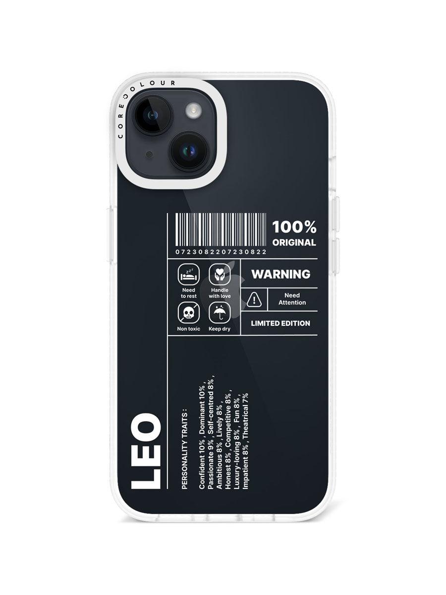 iPhone 13 Warning Leo Phone Case - CORECOLOUR AU