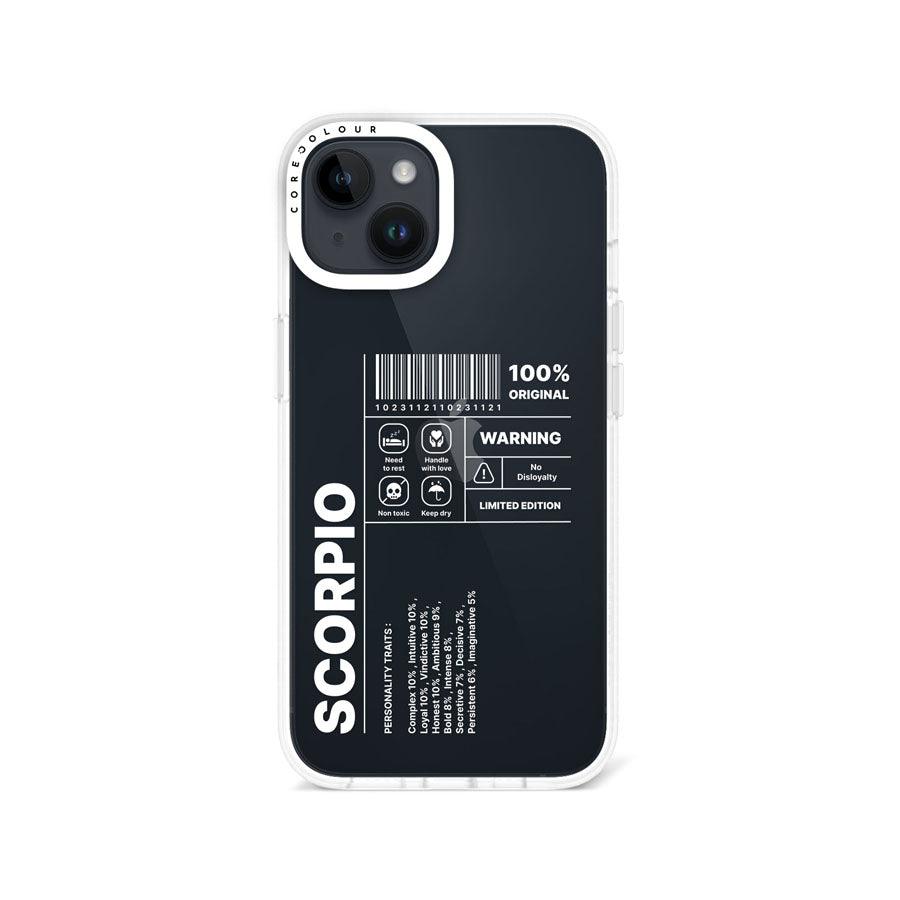 iPhone 13 Warning Scorpio Phone Case - CORECOLOUR AU