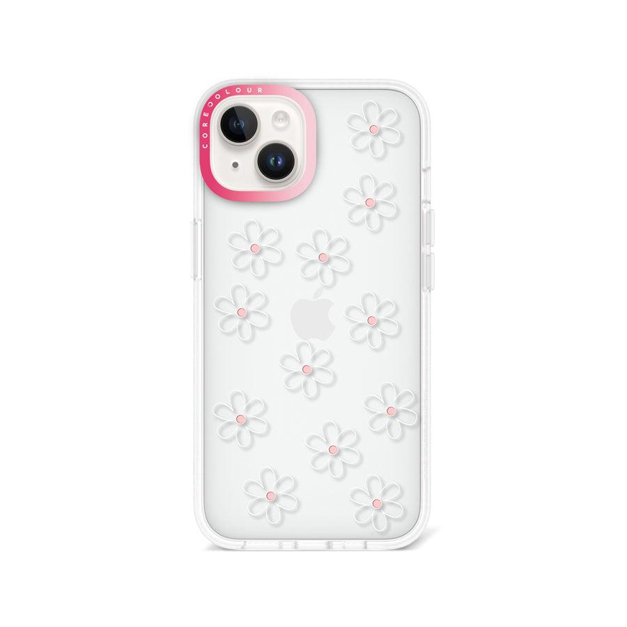 iPhone 13 White Flower Minimal Line Phone Case - CORECOLOUR AU