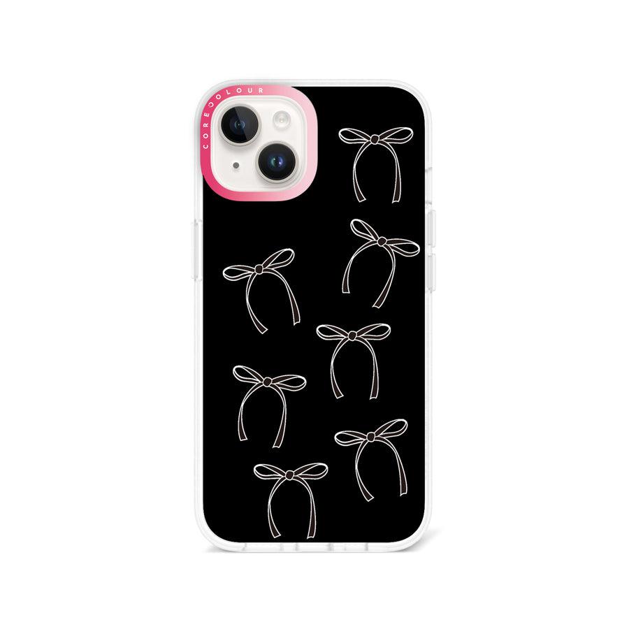 iPhone 13 White Ribbon Minimal Line Phone Case - CORECOLOUR AU