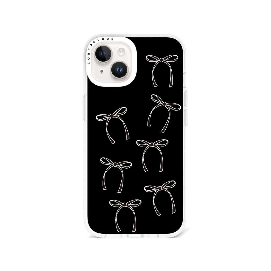 iPhone 13 White Ribbon Minimal Line Phone Case - CORECOLOUR AU