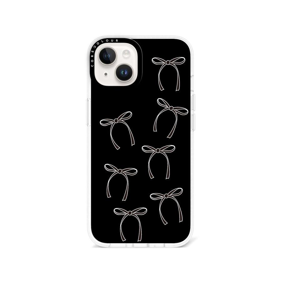 iPhone 13 White Ribbon Minimal Line Phone Case - CORECOLOUR AU