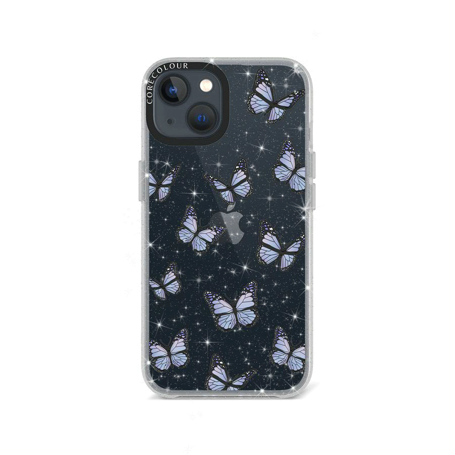 iPhone 14 Butterfly Kiss Glitter Phone Case - CORECOLOUR AU