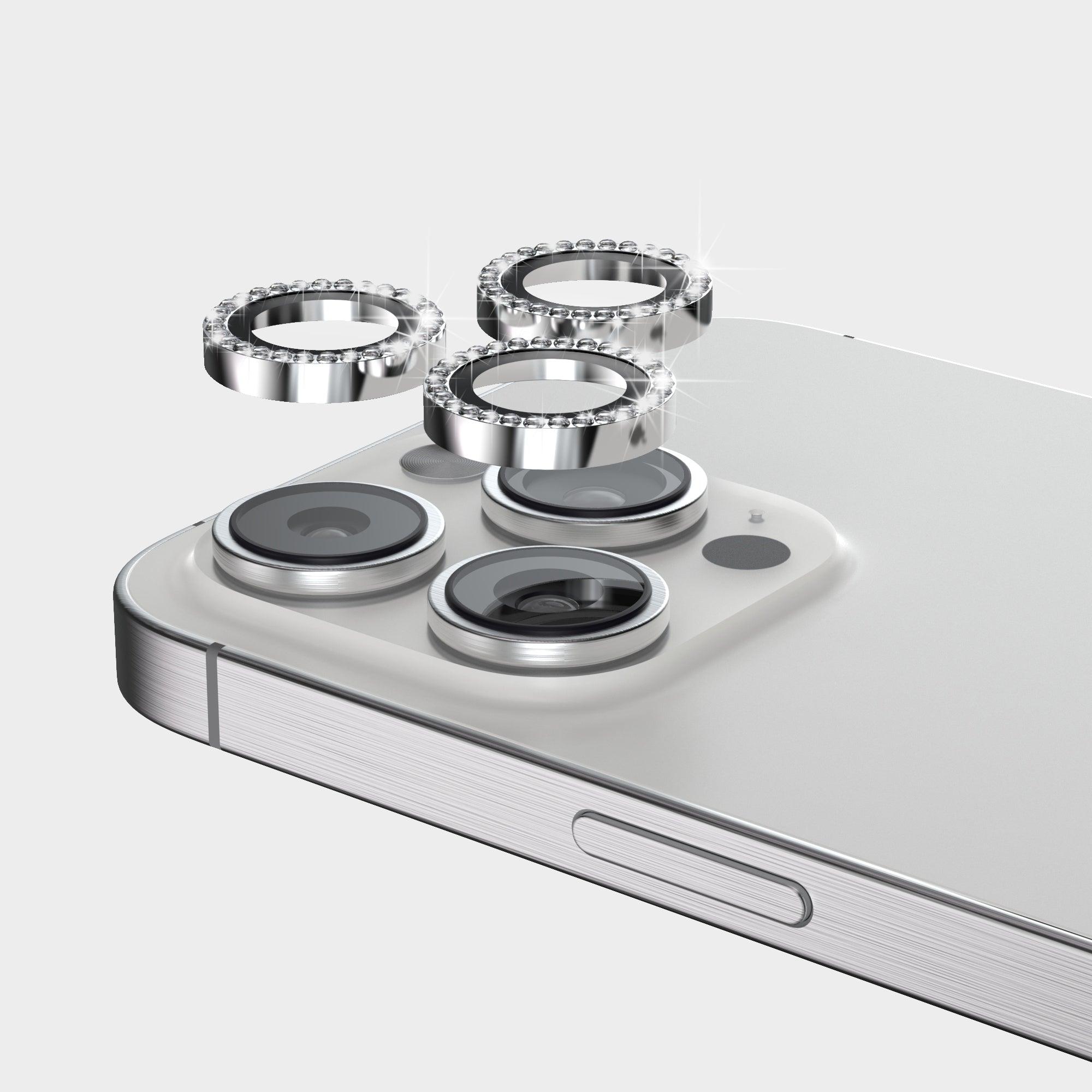 iPhone 14 Camera Lens Bling Silver - CORECOLOUR AU