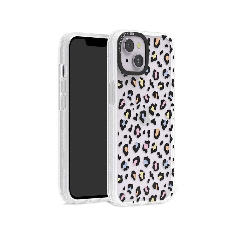 iPhone 14 Colourful Leopard Glitter Phone Case - CORECOLOUR AU