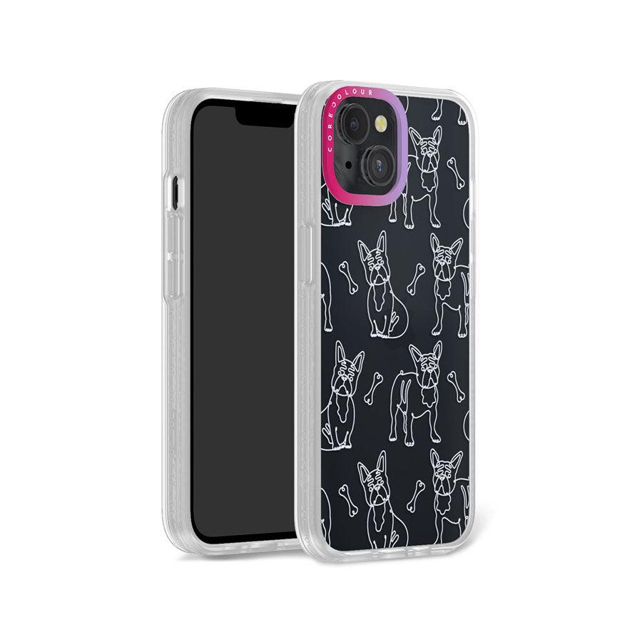 iPhone 14 French Bulldog Minimal Line Phone Case - CORECOLOUR AU
