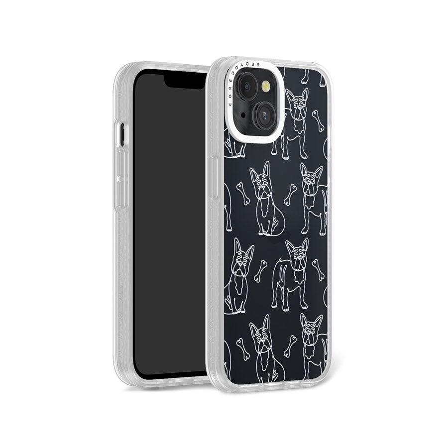 iPhone 14 French Bulldog Minimal Line Phone Case - CORECOLOUR AU