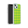 iPhone 14 Green Houndstooth Phone Case - CORECOLOUR AU