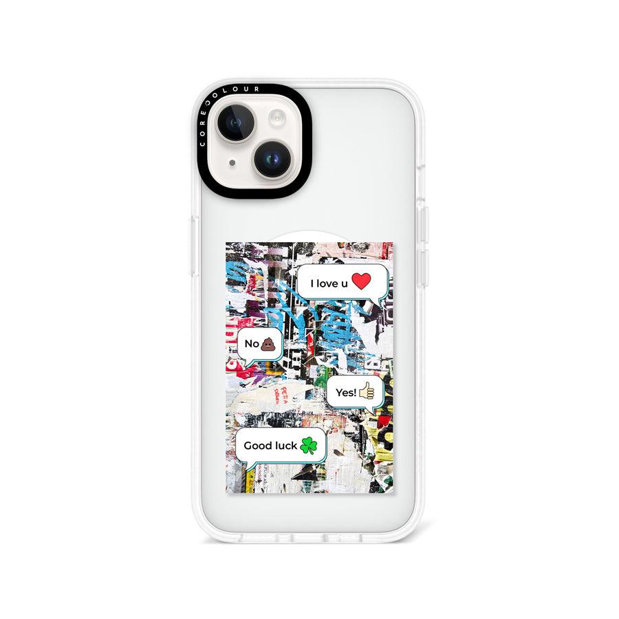 iPhone 14 I Love U Dialogue Phone Case MagSafe Compatible - CORECOLOUR AU